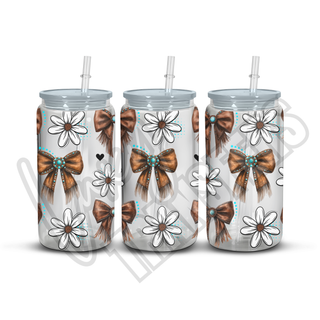 COUNTRY BOWS AND FLOWERS - 16OZ