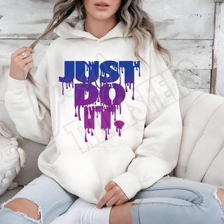 PURPLE OMBRE JUST DO IT ADULTS - DTF TRANSFER