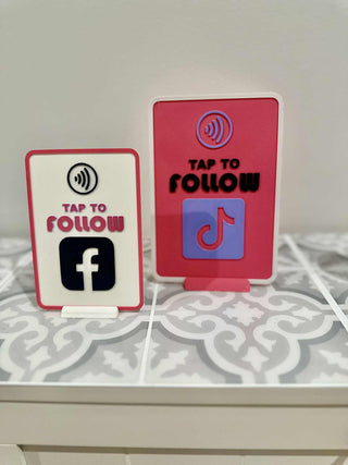 BUSINESS NFC TAP TO FOLLOW/EMAIL SIGN