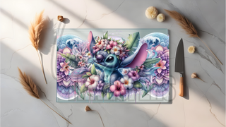 GLASS CUTTING BOARD SUBLIMATION PRINT-HAWAIIAN STITCH