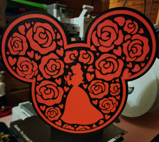 PRINCESSES -3D PRINTED LIGHTBOX