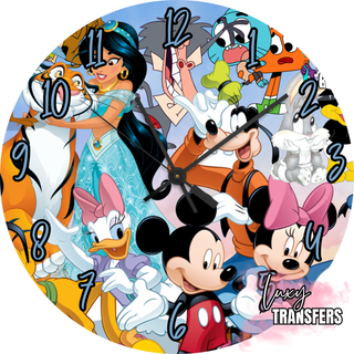 Lux Label & Co. CHARACTER COLLAB - READY TO SHIP 30CM CLOCK TRANSFER