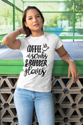 Lux Label & Co. Coffee Scrubs & rubber Gloves