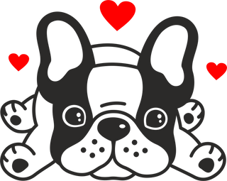 Lux Label & Co. Transfer ONLY / Transfer ONLY / Frenchie 4 Frenchie Dog Designs