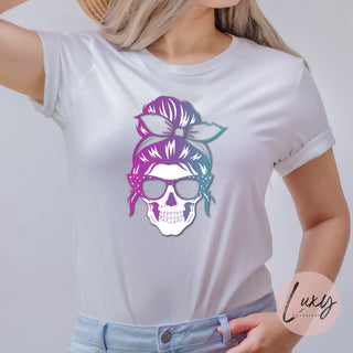 Lux Label & Co. Gradient Skull