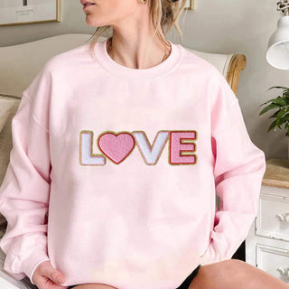 Lux Label & Co. LOVE CHENILLE PATCH