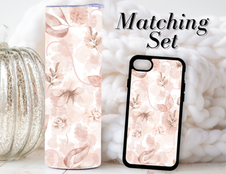 Lux Label & Co. #4 MATCHING 20 OZ TUMBLER & PHONE CASE- SUBLIMATION PRINTS