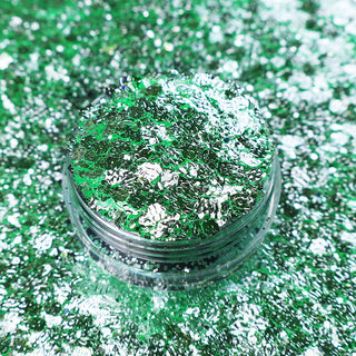 Lux Label & Co. MINT MIRAGE PREMIUM CHUNKY GLITTER - 50G - INSTOCK