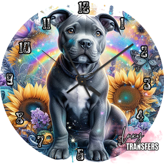 Lux Label & Co. MYSTICAL STAFFY - 30CM CLOCK TRANSFER