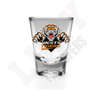 Lux Label & Co. TIGERS NRL SHOT GLASS UV DECALS