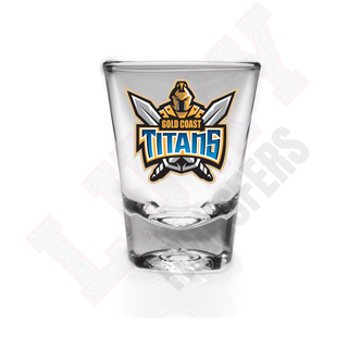 Lux Label & Co. TITANS NRL SHOT GLASS UV DECALS