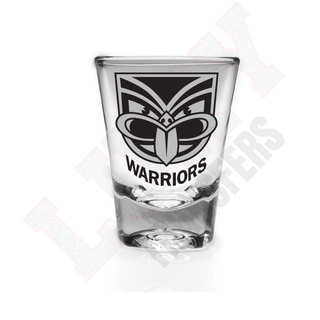 Lux Label & Co. WARRIORS NRL SHOT GLASS UV DECALS
