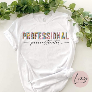 Lux Label & Co. Professional Procrastinator