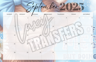 Lux Label & Co. SUBLIMATON CALENDER PRINT - BIT OF A MESS