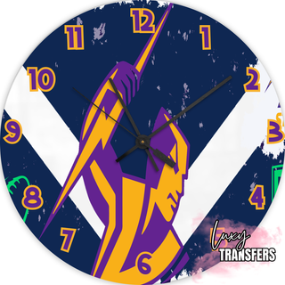 Lux Label & Co. TEAM #14 -30CM CLOCK TRANSFER