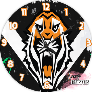 Lux Label & Co. TEAM #15 -30CM CLOCK TRANSFER