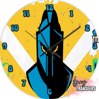 Lux Label & Co. TEAM #16 -30CM CLOCK TRANSFER