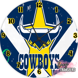 Lux Label & Co. TEAM #3 -30CM CLOCK TRANSFER