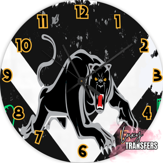 Lux Label & Co. TEAM #8 -30CM CLOCK TRANSFER