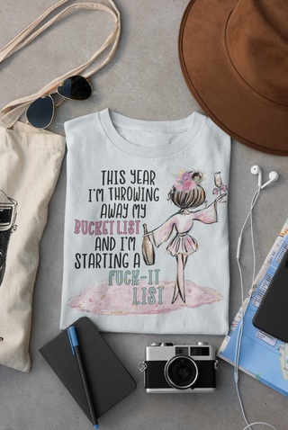 Lux Label & Co. Throwing away a bucket list