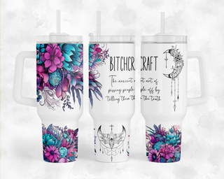 Lux Label & Co. Uv DTF Print Wraps BITCHCRAFT- INSTOCK 40 OZ UV DTF WRAP