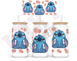 Lux Label & Co. Uv DTF Print Wraps CRYING STITCH - INSTOCK 16 OZ UV DTF WRAP