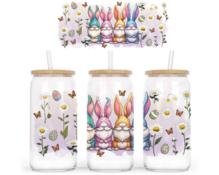 Lux Label & Co. Uv DTF Print Wraps EASTER GNOMES - INSTOCK 16 OZ UV DTF WRAP