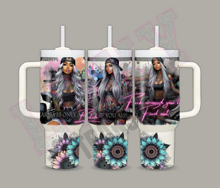Lux Label & Co. Uv DTF Print Wraps FUCK AROUND AND FIND OUT - INSTOCK 40 OZ UV DTF WRAP