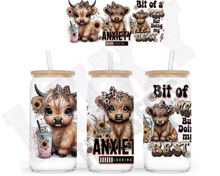 Lux Label & Co. Uv DTF Print Wraps HIGHLAND TRIO - INSTOCK 16 OZ UV DTF WRAP