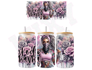 Lux Label & Co. Uv DTF Print Wraps INKED MAMA - INSTOCK 16 OZ UV DTF WRAP