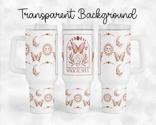 Lux Label & Co. Uv DTF Print Wraps MAGICAL SOUL- INSTOCK 40 OZ UV DTF WRAP