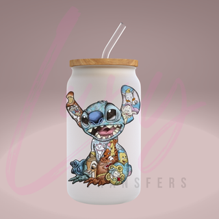 Lux Label & Co. Uv DTF Print Wraps MASH UP STITCH - INSTOCK Single Decal UV DTF