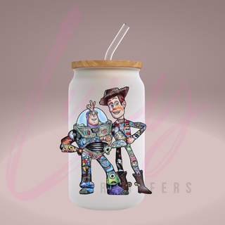 Lux Label & Co. Uv DTF Print Wraps MASH UP WOODY AND BUZZ - INSTOCK Single Decal UV DTF