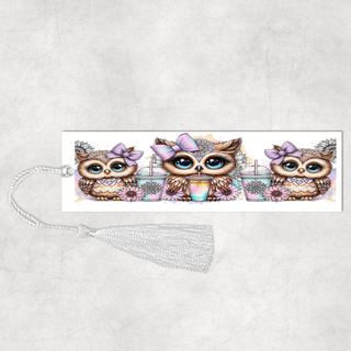 Lux Label & Co. Uv DTF Print Wraps MINI OWLS - INSTOCK BOOKMARK UV DTF