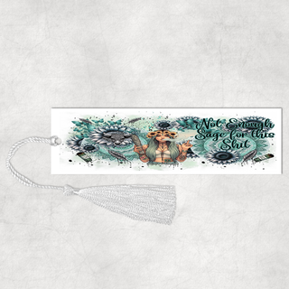 Lux Label & Co. Uv DTF Print Wraps NOT ENOUGH SAGE FOR THIS SHIT- INSTOCK BOOKMARK UV DT