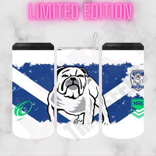 Lux Label & Co. Uv DTF Print Wraps NRL BULLDOGS- INSTOCK 16 OZ UV DTF WRAP