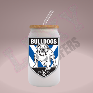 Lux Label & Co. Uv DTF Print Wraps NRL BULLDOGS - INSTOCK Single Decal UV DTF