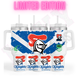 Lux Label & Co. Uv DTF Print Wraps NRL KNIGHTS - INSTOCK 40 OZ UV DTF WRAP