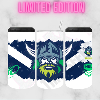 Lux Label & Co. Uv DTF Print Wraps NRL RAIDERS- INSTOCK 16 OZ UV DTF WRAP