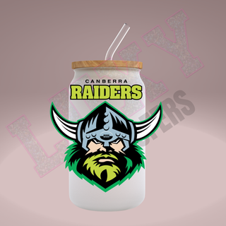 Lux Label & Co. Uv DTF Print Wraps NRL RAIDERS- INSTOCK Single Decal UV DTF