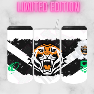 Lux Label & Co. Uv DTF Print Wraps NRL TIGERS- INSTOCK 16 OZ UV DTF WRAP