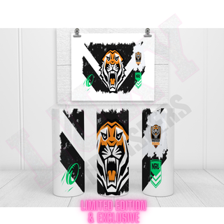 Lux Label & Co. Uv DTF Print Wraps NRL TIGERS - INSTOCK 20 OZ UV DTF WRAPS