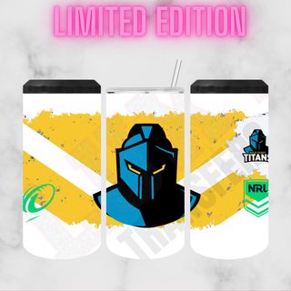 Lux Label & Co. Uv DTF Print Wraps NRL TITANS- INSTOCK 16 OZ UV DTF WRAP