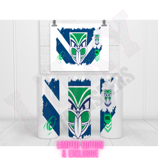 Lux Label & Co. Uv DTF Print Wraps NRL WARRIORS - INSTOCK 20 OZ UV DTF WRAPS