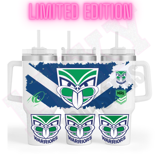 Lux Label & Co. Uv DTF Print Wraps NRL WARRIORS - INSTOCK 40 OZ UV DTF WRAP