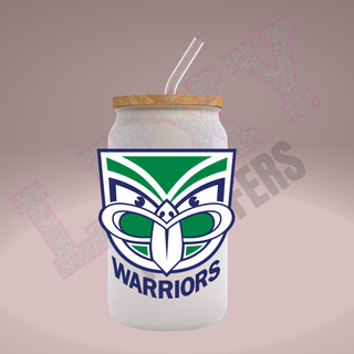 Lux Label & Co. Uv DTF Print Wraps NRL WARRIORS - INSTOCK Single Decal UV DTF