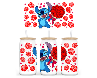 Lux Label & Co. Uv DTF Print Wraps ROMANTIC STITCH - INSTOCK 16 OZ UV DTF WRAP