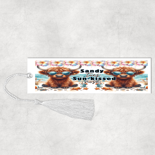 Lux Label & Co. Uv DTF Print Wraps SANDY TOES SUNKISSED NOSE - INSTOCK BOOKMARK UV DTF
