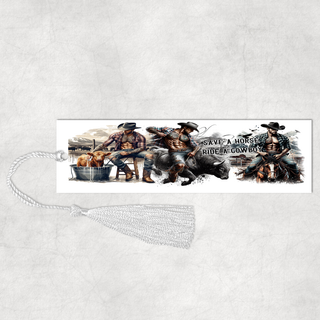 Lux Label & Co. Uv DTF Print Wraps SAVE A HORSE RIDE A COWBOY - INSTOCK BOOKMARK UV DTF