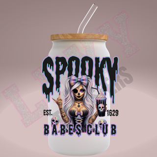 Lux Label & Co. Uv DTF Print Wraps SPOOKY BABES CLUB - INSTOCK Single Decal UV DT